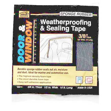 M-D Building Products 38in X 50in X 10ft Automotive Weatherproofing  Sealing Tape 06619 043374066197